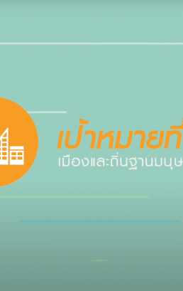 เป้าหมายที่ 11 เมืองและถิ่นฐานมนุษย์อย่างยั่งยืน (SDG 11: Sustainable cities and communities)