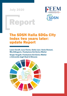 The SDSN Italia SDGs City Index The SDSN Italia SDGs City Index
