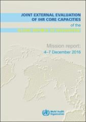 Joint external evaluation of IHR core capacities of the Islamic Republic of Afghanistan