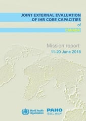 Joint external evaluation of IHR core capacities of Canada