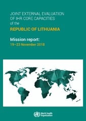 Joint external evaluation of IHR core capacities of the Republic of Lithuania
