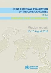 Joint external evaluation of IHR core capacities of the Federated states of Micronesia