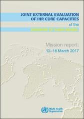 Joint external evaluation of IHR core capacities of the Kingdom of Saudi Arabia