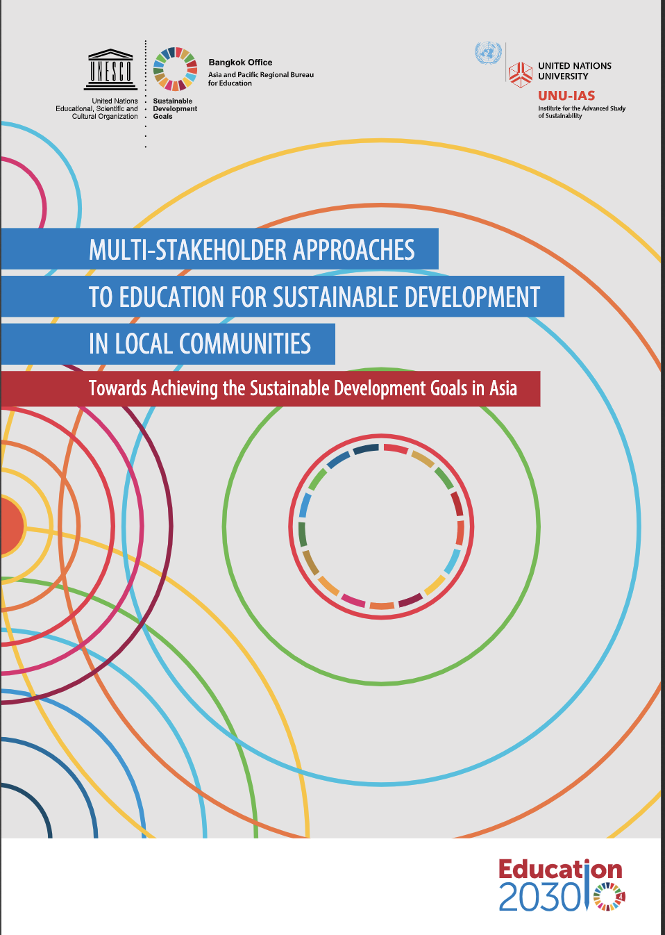 Multi-stakeholder Approaches to Education for Sustainable Development in Local Communities: Towards Achieving the SDGs in Asia